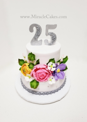 25th Anniversary cake