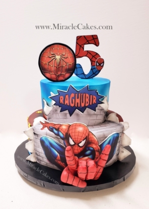 Spiderman cake -2 