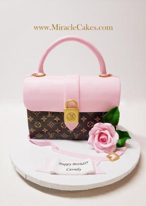 Designer purse cake