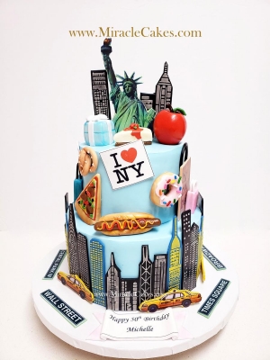 New York theme cake