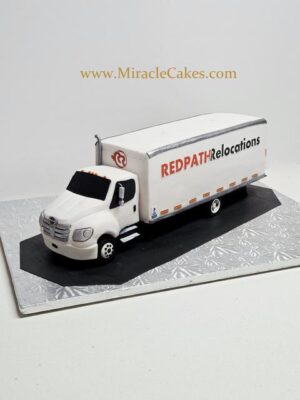 3D delivery truck cake