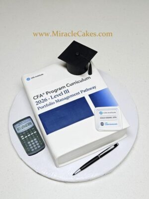 CFA graduation cake
