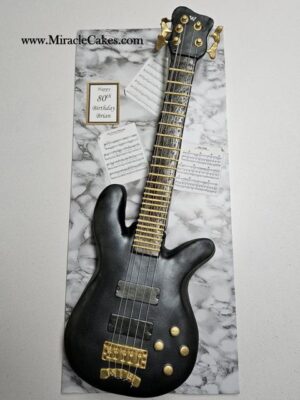 Guitar cake