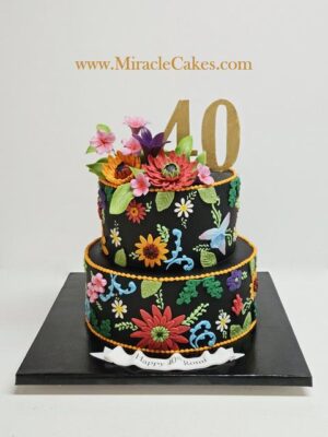 Mexican theme cake