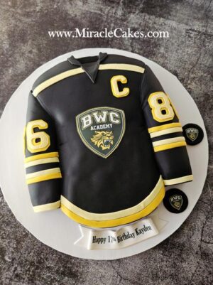 Hockey jersey cake