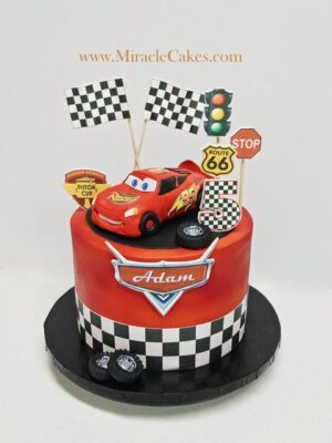 Lightning McQueen cake