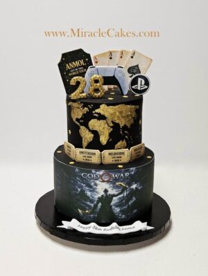 God of war theme cake