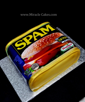 3D Spam cake.
